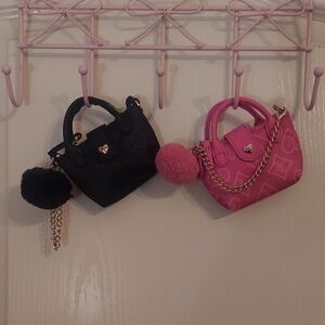 Juicy Couture Black and Pink Mini Bags